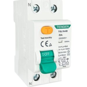 ՈՒԶՕ հոսանքի ավտոմատ անջատիչ  2P 80 25A 30mA AC