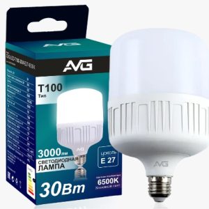 AVG Լուսադիոդային լամպ LED T100-30W-E27-6K