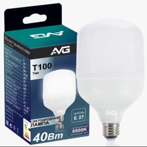 AVG  Լուսադիոդային լամպ LED T100-40W-E27-6K